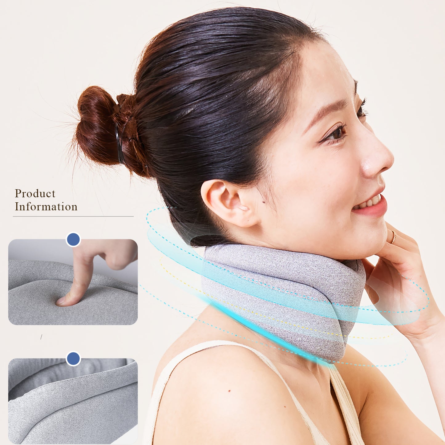 HeyeHealth Soft Magnetic Neck Brace Foam Cervical Collar