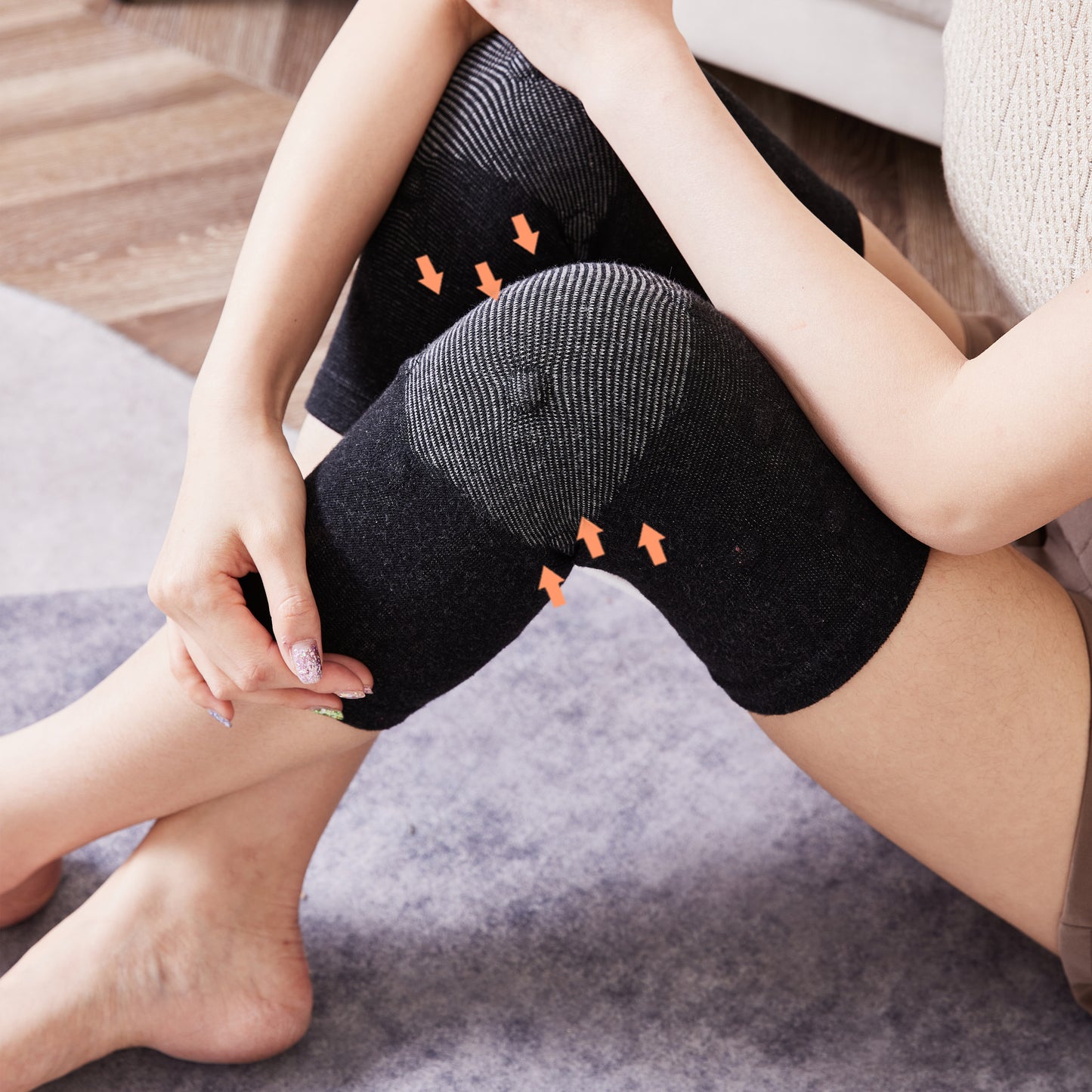 HeyeHealth Bamboo Charcoal Magnetic Knee Pad II